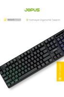 Jopus JO-KB02 Universal Gamer With Light Keyboard Siyah - 4