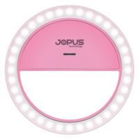 Jopus RK12   Şarjlı Led Lambali Selfie Işığı Pembe - 3