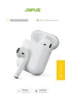 Jopus TWS Joi-Pods With Microphone Bluetooth Earphone Beyaz - 5
