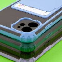 Jopus iPhone 13 Pro Max JS-261 Pouch   Silikon Kilif Mavi - 8