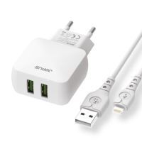 Jopus Universal Lightning JO-DU01 Dualm JO-DU01 Dualm 2in1 2,4 A Charging Set Beyaz - 5