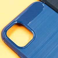 Jopus Huawei P20 Lite JS-267 Carbon  Silikon Kilif Lacivert - 5