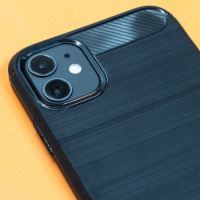 Jopus iPhone 12 Pro Max JS-267 Carbon  Silikon Kilif Lacivert - 9