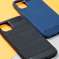 Jopus Samsung J7 JS-267 Carbon  Silikon Kilif Lacivert - 6