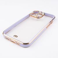 Jopus iPhone 13 Pro JS-273 Stone  Silikon Kilif Lila - 6