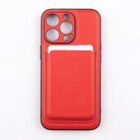 Jopus iPhone 13 Pro JS-275 Gravity Cüzdanli Silikon Kilif Kirmizi - 22