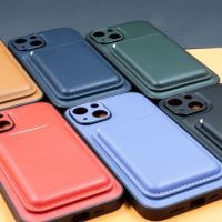 Jopus iPhone 13 Pro JS-275 Gravity Cüzdanli Silikon Kilif Açik Mavi - 3