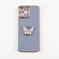 Jopus iPhone 13 Pro Max JS-280 Butterfly  Silikon Kilif Mavi - 26