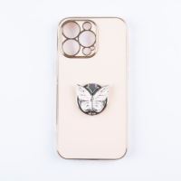 Jopus iPhone 13 Pro JS-280 Butterfly  Silikon Kilif Pembe - 16