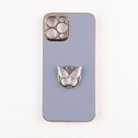 Jopus iPhone 12 Pro Max JS-280 Butterfly  Silikon Kilif Mavi - 26