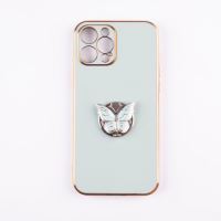 Jopus iPhone 12 Pro Max JS-280 Butterfly  Silikon Kilif Yesil - 11