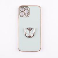 Jopus iPhone 12 Pro JS-280 Butterfly  Silikon Kilif Yesil - 11