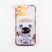 Jopus iPhone 12 JS-282 Ear  Silikon Kilif Sari - 1