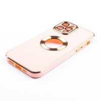 Jopus iPhone 12 Pro JS-287 Hoop  Silikon Kilif Pembe - 17
