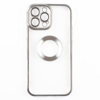 Jopus iPhone 13 Pro Max JS-288 Globe  Silikon Kilif Gümüş - 31