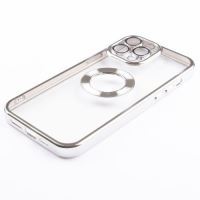 Jopus iPhone 13 Pro Max JS-288 Globe  Silikon Kilif Gümüş - 32