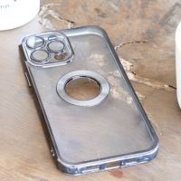 Jopus iPhone 13 Pro Max JS-288 Globe  Silikon Kilif Gümüş - 34