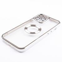 Jopus iPhone 12 Pro Max JS-288 Globe  Silikon Kilif Gümüş - 32