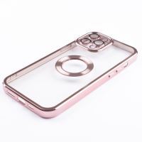 Jopus iPhone 12 Pro Max JS-288 Globe  Silikon Kilif Rose - 22