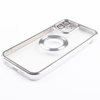 Jopus iPhone 12 JS-288 Globe  Silikon Kilif Gümüş - 32