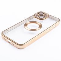 Jopus iPhone 14 JS-288 Globe  Silikon Kilif Gold - 7