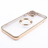 Jopus iPhone 14 Max JS-288 Globe  Silikon Kilif Gold - 7