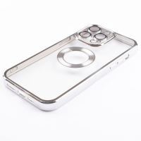 Jopus iPhone 14 Pro Max JS-288 Globe  Silikon Kilif Gümüş - 32