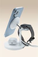 Simex Apple Wireless Dock SPS-05 Triplo 3 lü   Sarj Cihazi Beyaz - 3