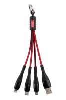 Jopus Micro / Type C / Lightning JO-SK01  Sarj Kablosu Kirmizi - 6