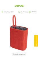 Jopus Libra   Radyolu  Bluetooth Hoparlör Kirmizi - 5
