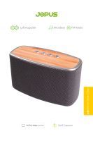 Jopus Carina   Radyolu  Bluetooth Hoparlör Siyah - 5