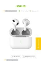 Jopus TWS Joi-Pods Pro Mikrofonlu    Bluetooth Kulaklik Beyaz - 5