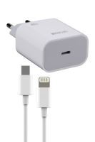 Simex iPhone Lightning SPS-11 Felione Pd / 25W Sarj Seti Beyaz - 1