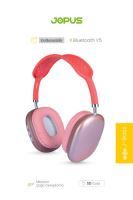 Jopus Acustica Mikrofonlu    Bluetooth Kulaklık Kırmızı - 13