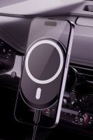 Simex  Cargador Wireless Magsafe 15 Watt Araç Sarji Siyah - 2