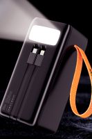 Simex S-35 Giant 22,5W/PD 50000mAh Power Bank Dahili Kablolu Siyah - 2