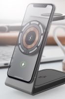 Simex  SPS-13 Atmosphere Wireless Magsafe 3in 1 Sarj Cihazi Siyah - 2