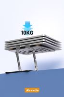 Azeada Laptop Standı AZ-T07 Gri - 4