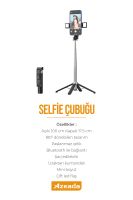 Azeada PD-P06-V2   Üçlü Tutucu Siyah - 10