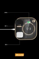 Azeada  PD-X3 5in1 15 Watt Sarj Cihazi Siyah - 4