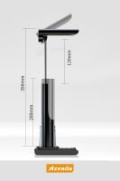 Azeada  PD-X5 Wireless Magsafe ışıklı 15 Watt Sarj Cihazi Siyah - 4