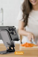 Azeada  PD-W18 Wireless Magsafe 15 Watt Sarj Cihazi Füme - 3