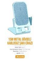 Azeada  PD-W18 Wireless Magsafe 15 Watt Sarj Cihazi Yesil - 9
