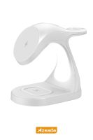 Azeada  PD-W9 Wireless Magsafe 4in 1 Sarj Cihazi Beyaz - 6