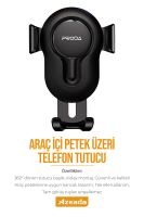 Azeada PD-CH015 Peteğe takmalı  Telefon Tutucu Siyah - 4