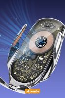 Azeada AZ-C05 Magsafe  Telefon Tutucu Gümüş - 4