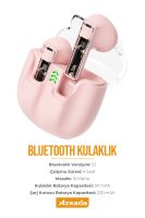 Azeada PD-BT119 TWS    Bluetooth Kulaklık Pembe - 10