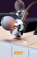 Azeada AZ-E01 Type C  Mikrofonlu Kulaklik Siyah - 4