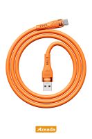 Azeada Type C AZ-B02a 2mt Sarj Kablosu Turuncu - 8