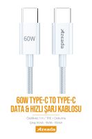 Azeada  AZ-B06a 1mt Sarj Kablosu Beyaz - 5